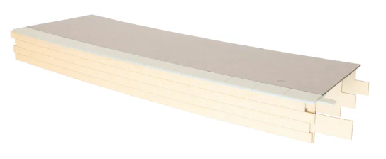 7B-000-003 Kitmaster Genesis - Platform Convex Curve (6' Rad) Stone Faced Tarmac Top Kit - Image 2