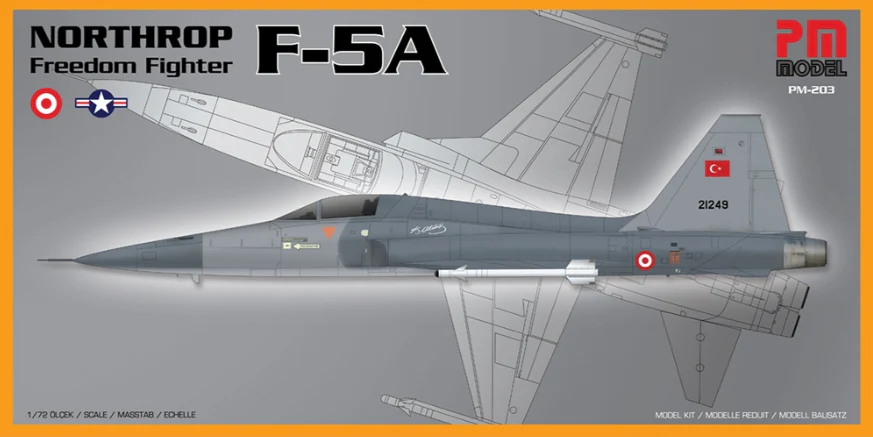 PKPM203 Northrop F-5A Freedom Fighter Model Kit