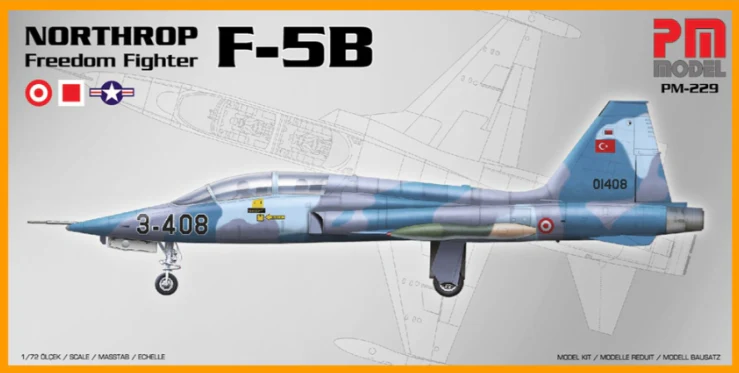 PKPM229 Northrop F-5B Freedom Fighter (3-408) Model Kit