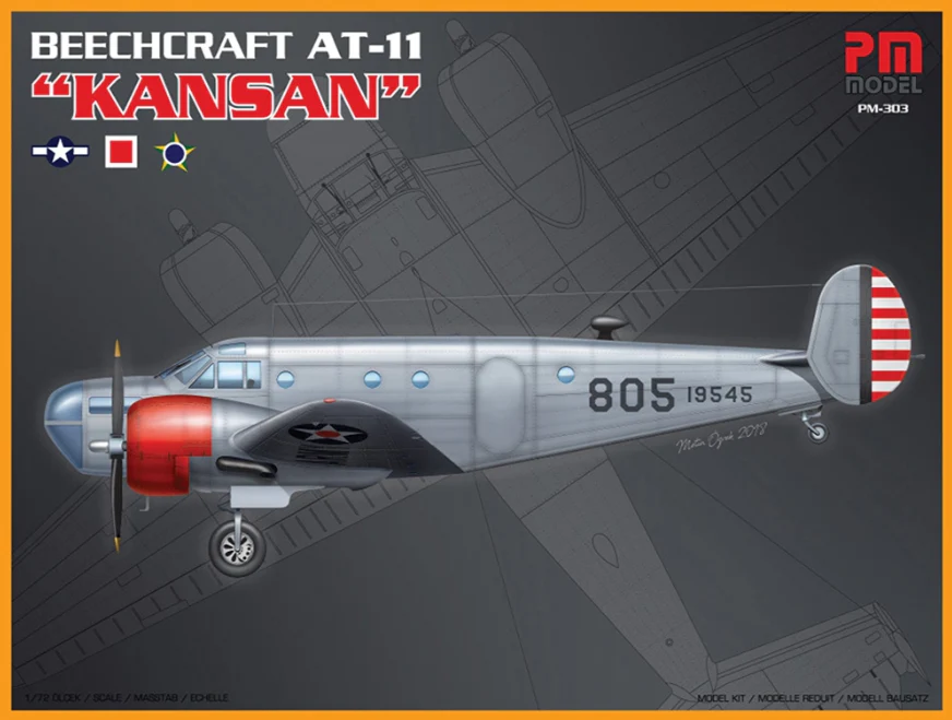 PKPM303 Beechcraft AT-11 Kansan Model Kit