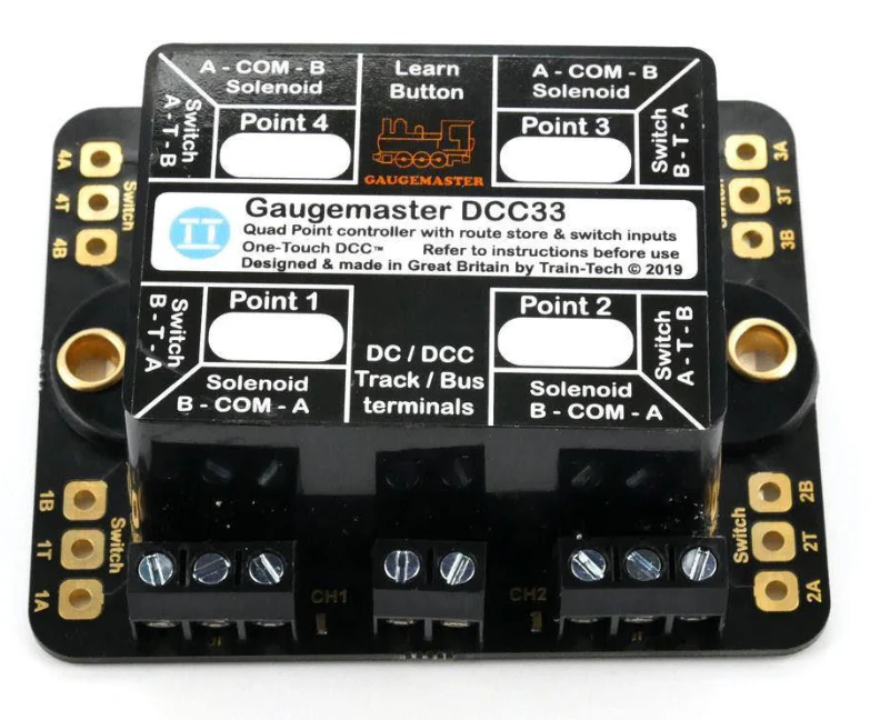 DCC33 Point Motor Decoder W/CDU 4 Way - Image 2