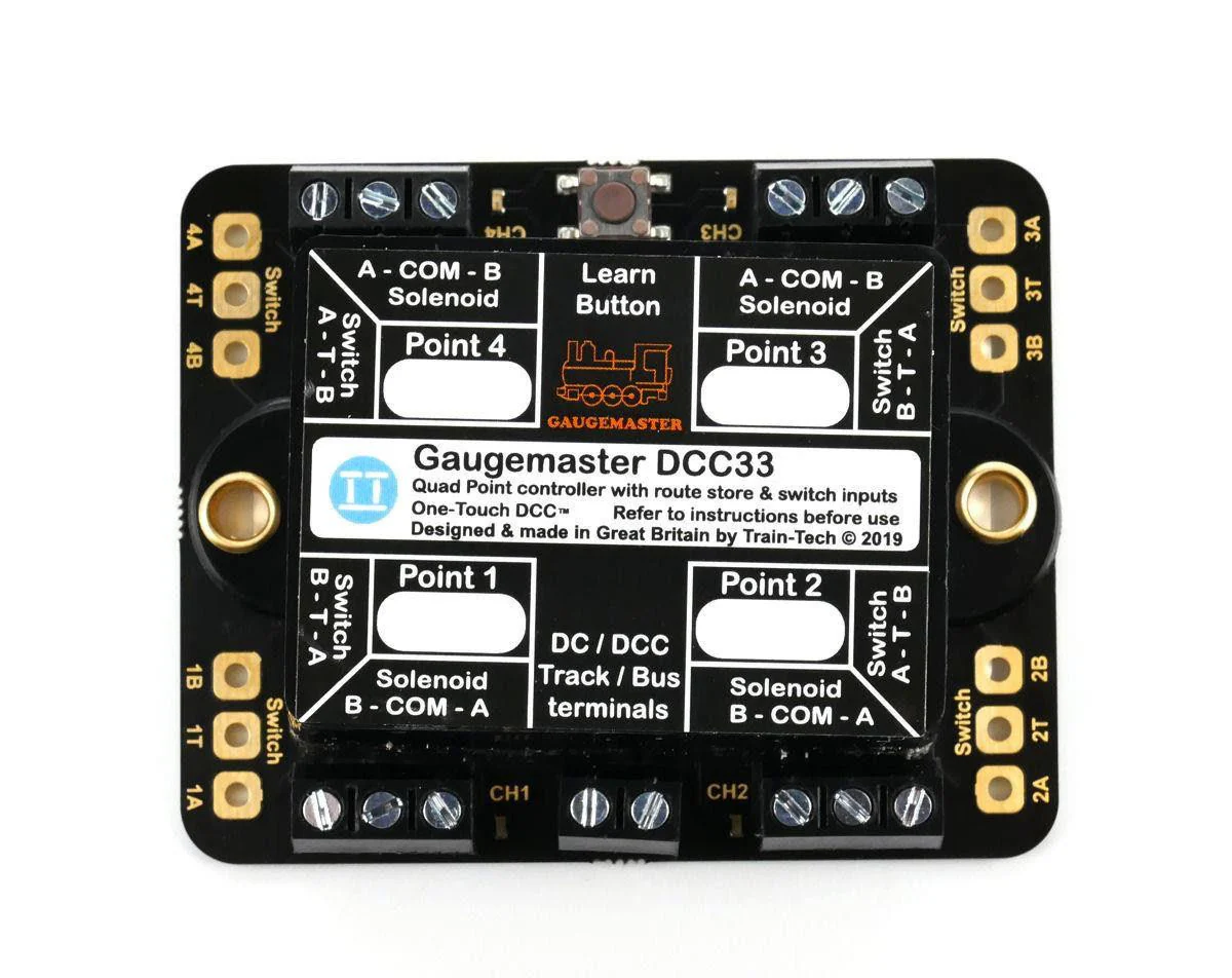 DCC33 Point Motor Decoder W/CDU 4 Way - Image 3