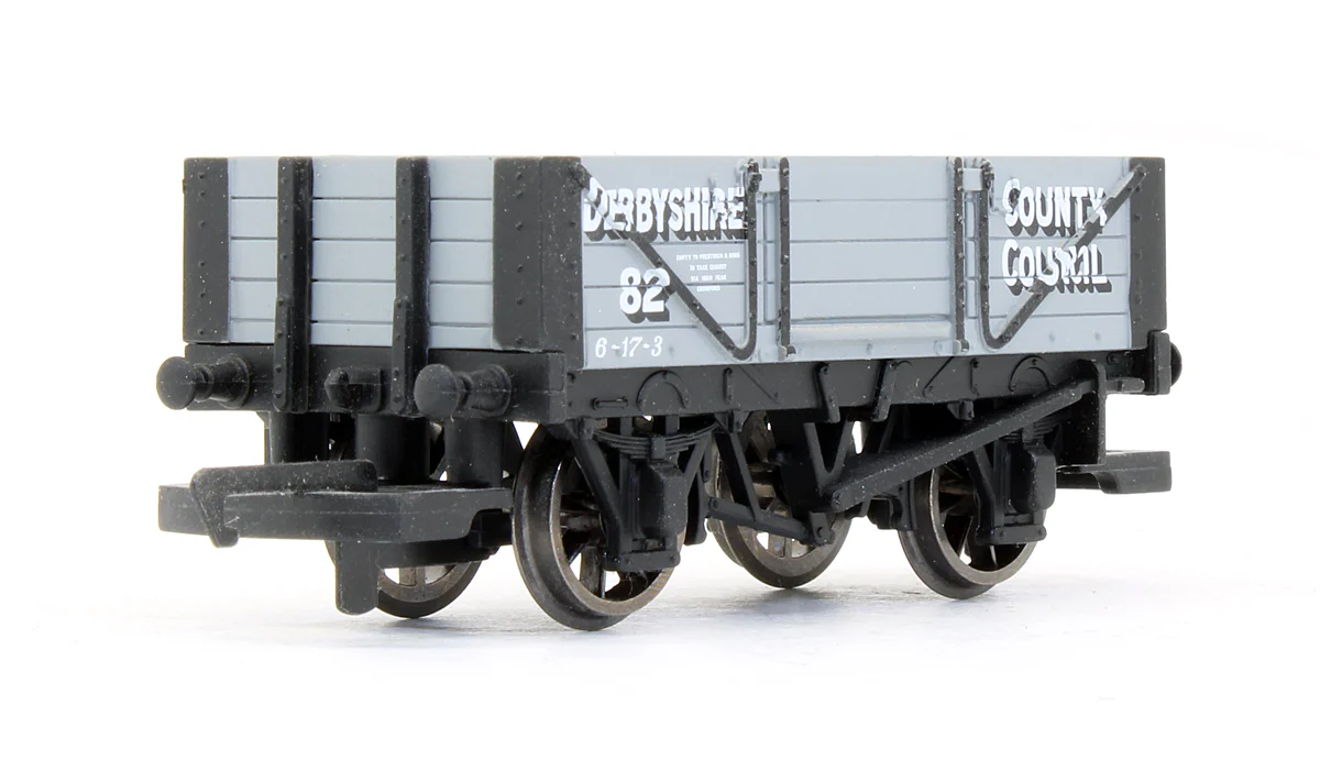 R6698 Pre-Owned 4 Plank Wagon 'Derbyshire County Council '82'