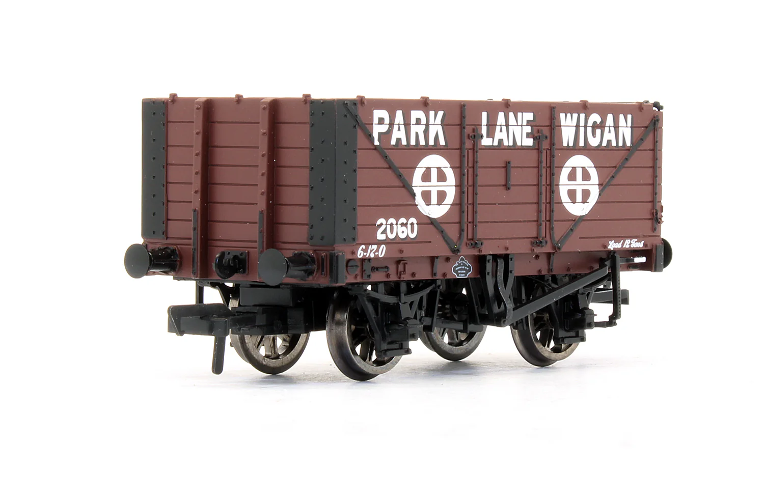 37-082A Pre-Owned 7 Plank Wagon 'Frank Lane Wigan' No.2060
