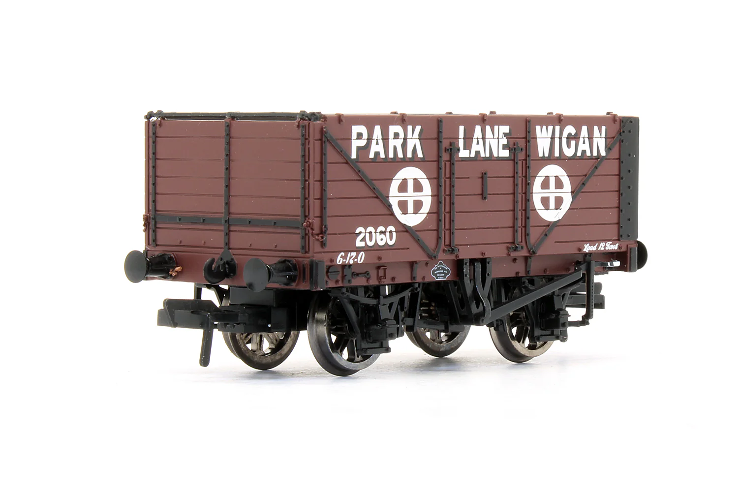 37-082A Pre-Owned 7 Plank Wagon 'Frank Lane Wigan' No.2060 - Image 2