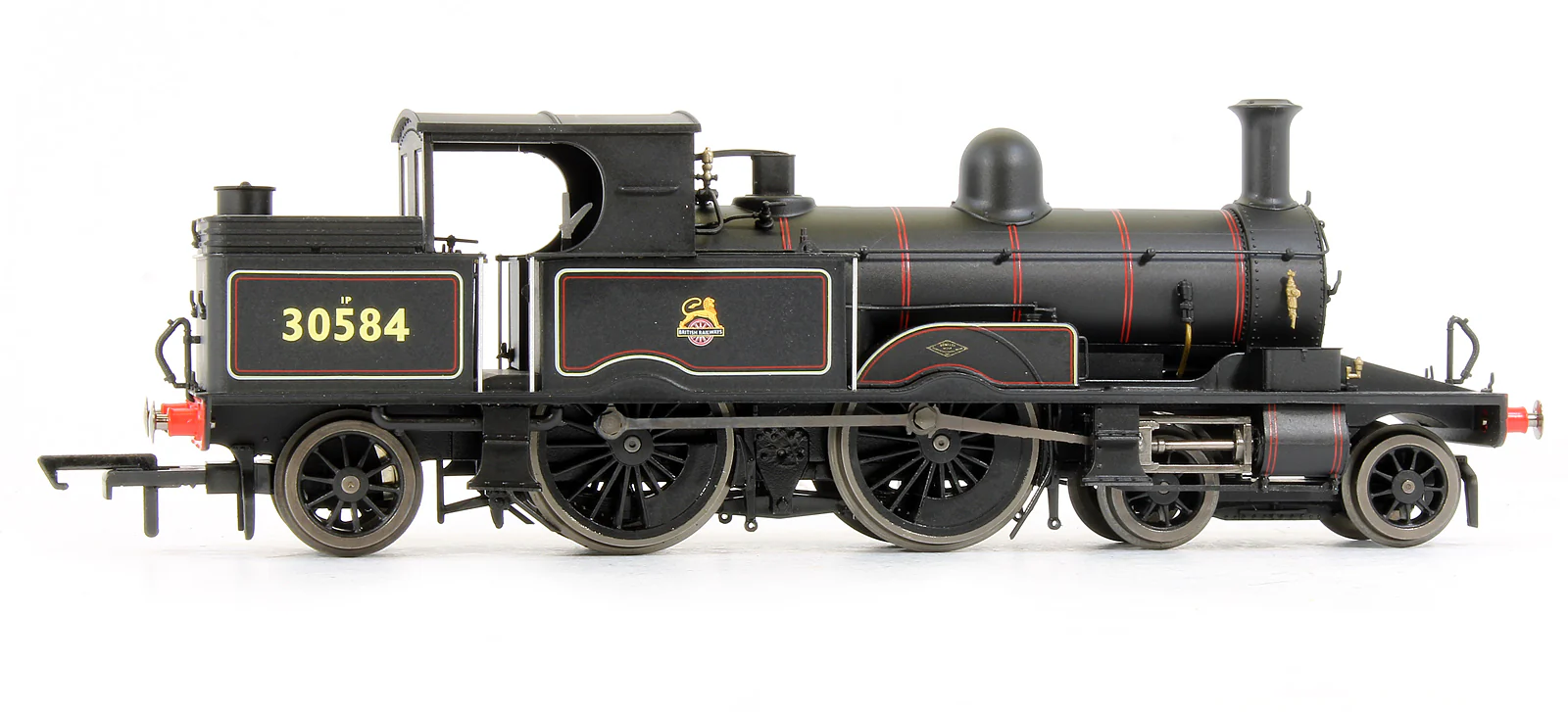 OR76AR002 Pre-Owned Adams Radial BR Lined Black '30584' Steam Locomotive - Image 3