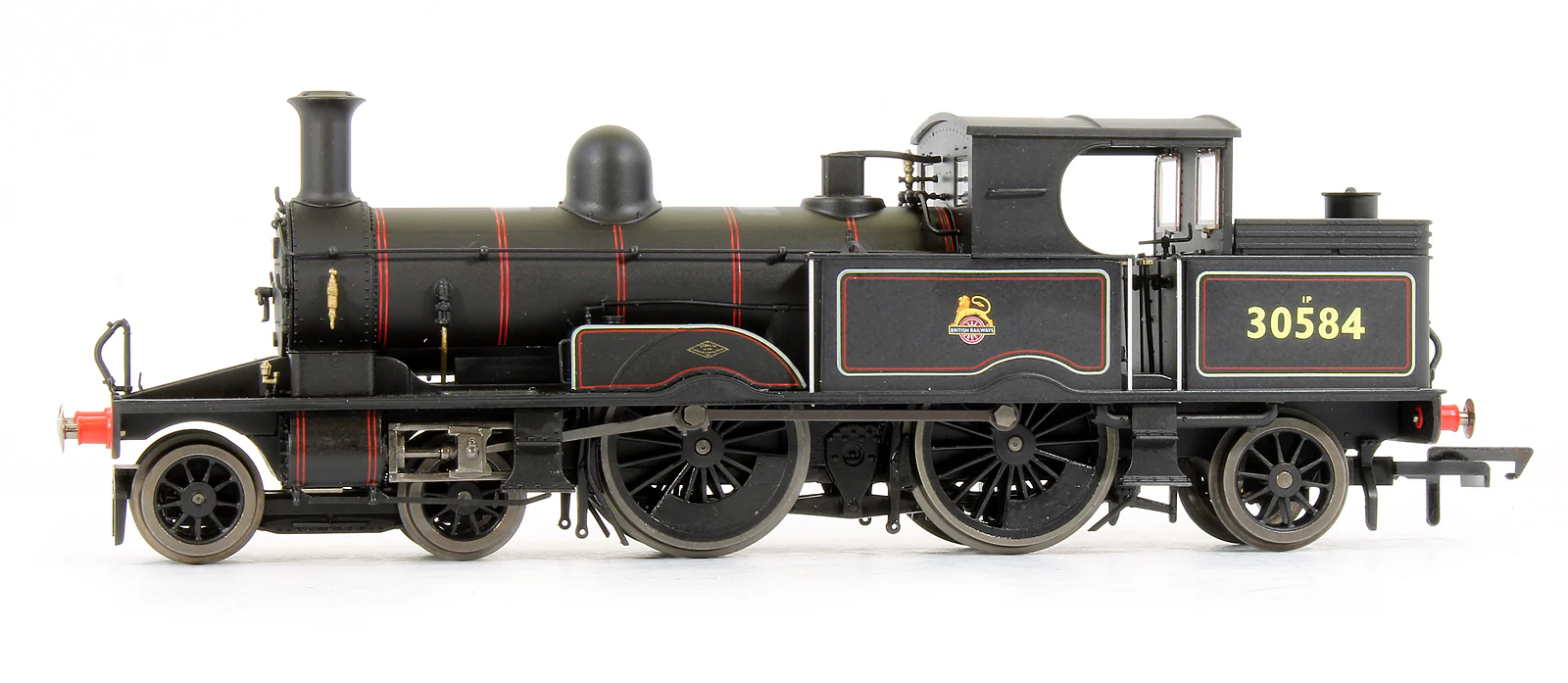OR76AR002 Pre-Owned Adams Radial BR Lined Black '30584' Steam Locomotive - Image 4