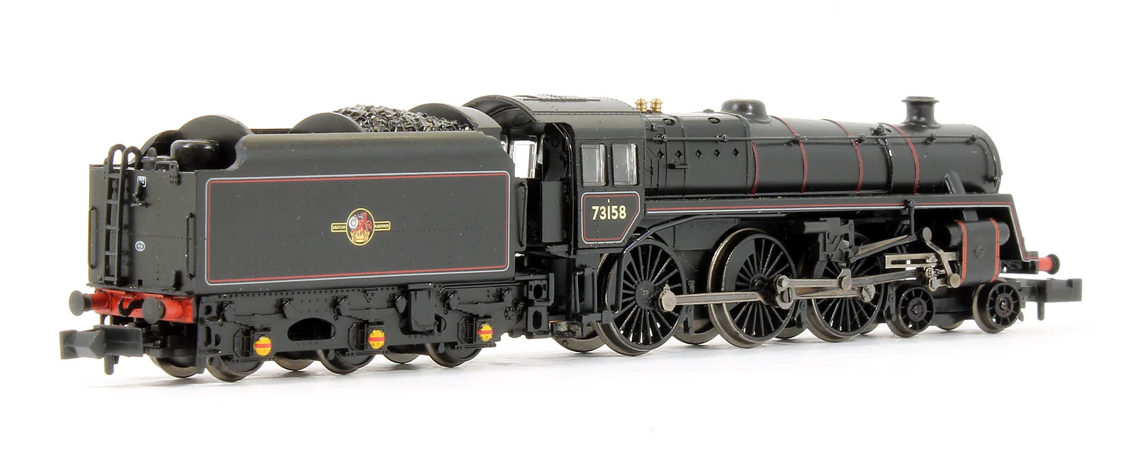Pre-Owned 372-726 BR Black Standard Class 5MT 73158 Late Crest Steam Locomotive - Image 2