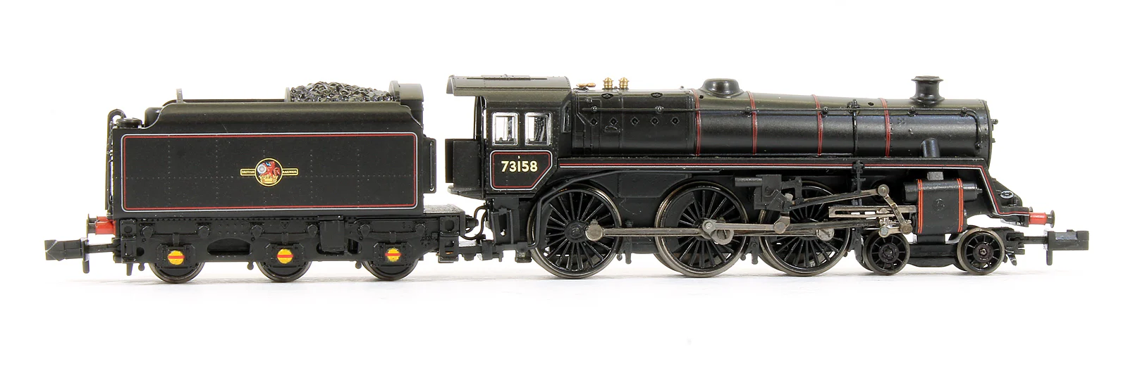 Pre-Owned 372-726 BR Black Standard Class 5MT 73158 Late Crest Steam Locomotive - Image 3