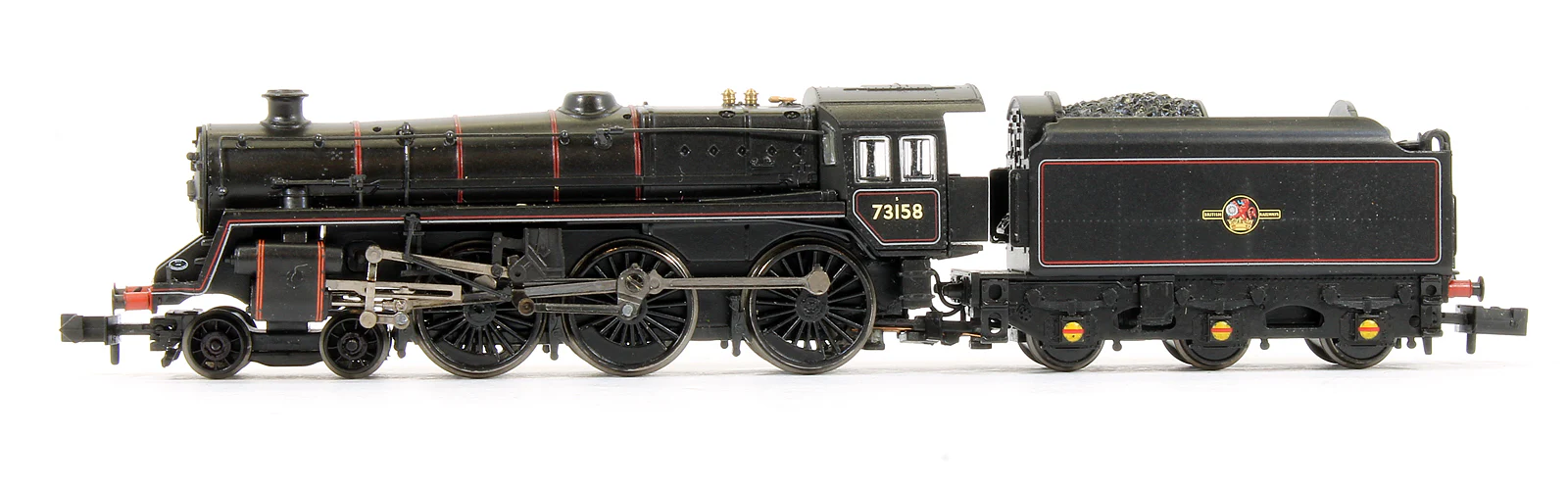 Pre-Owned 372-726 BR Black Standard Class 5MT 73158 Late Crest Steam Locomotive - Image 4
