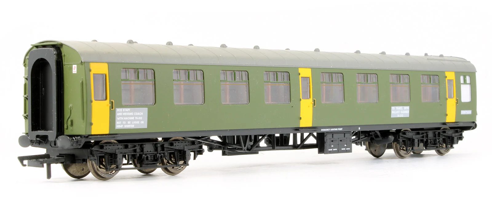 Pre-Owned R40008 BR Departmental, ex-Mk1 SK Ballast Cleaner Train Staff Coach, DB 975804