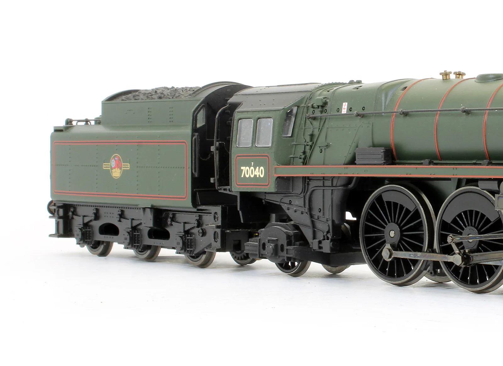 Pre-Owned R2180 BR Green 4-6-2 Britannia Class 7MT 'Clive Of India' 70040 Steam Locomotive - Image 3