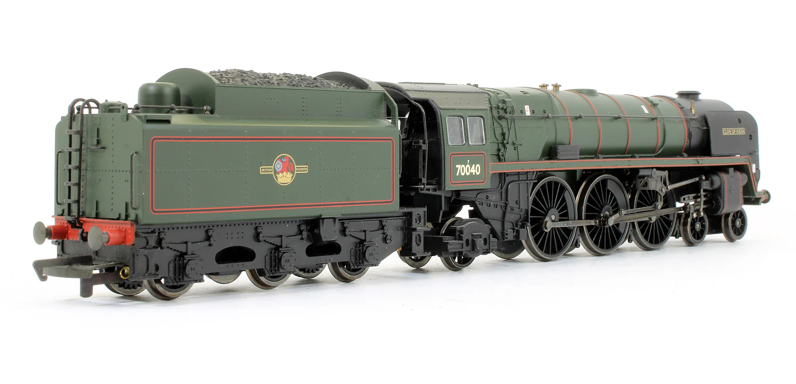 Pre-Owned R2180 BR Green 4-6-2 Britannia Class 7MT 'Clive Of India' 70040 Steam Locomotive - Image 4