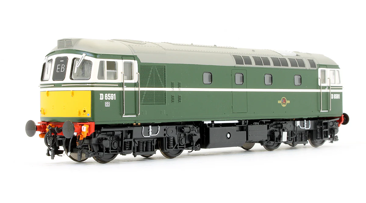 Pre-Owned 3376 BR Green Class 33/2 D6591 (Small Yellow Panels) Diesel Locomotive - DCC Fitted - Image 2