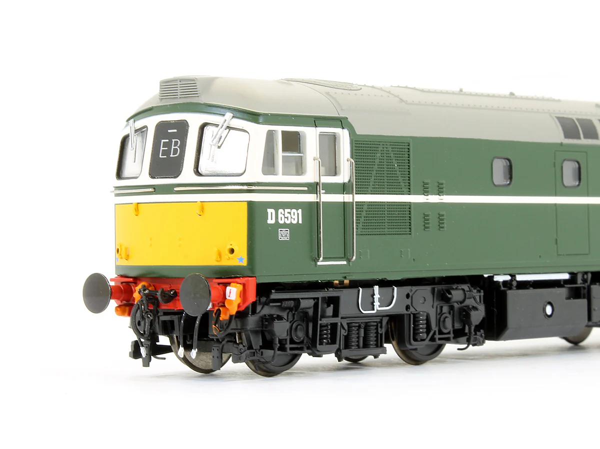 Pre-Owned 3376 BR Green Class 33/2 D6591 (Small Yellow Panels) Diesel Locomotive - DCC Fitted - Image 3