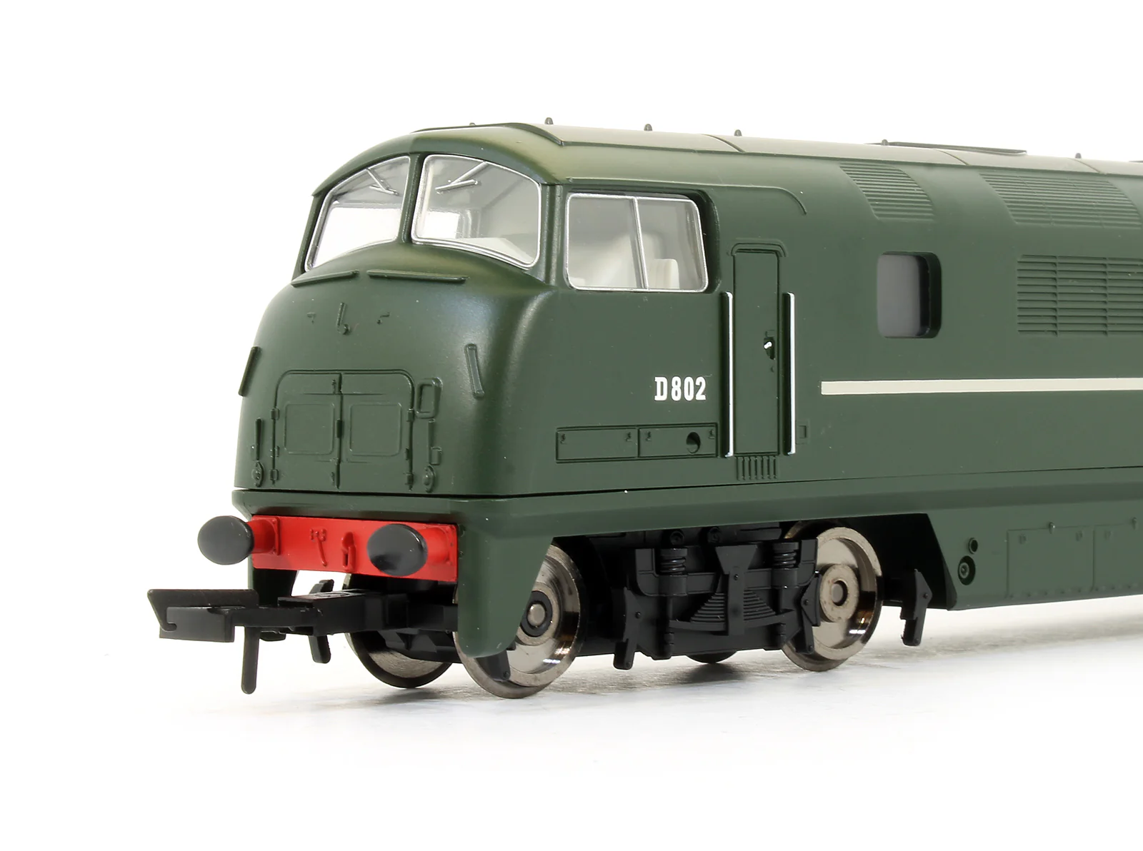 Pre-Owned R3068 RailRoad BR Green Class 42 Warship 'Formidable' D802 Diesel Locomotive - Image 3