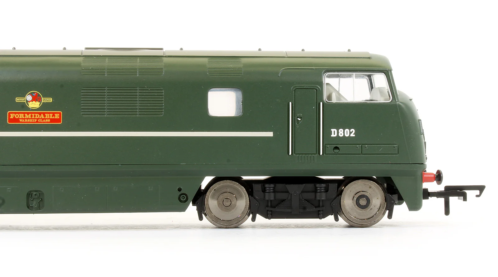 Pre-Owned R3068 RailRoad BR Green Class 42 Warship 'Formidable' D802 Diesel Locomotive - Image 4