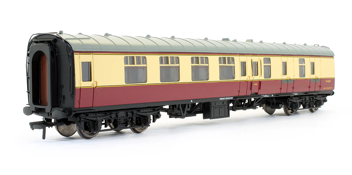 39-077E Pre-Owned BR MK1 Brake Second Corridor BSK Coach Crimson & Cream 'W34139'