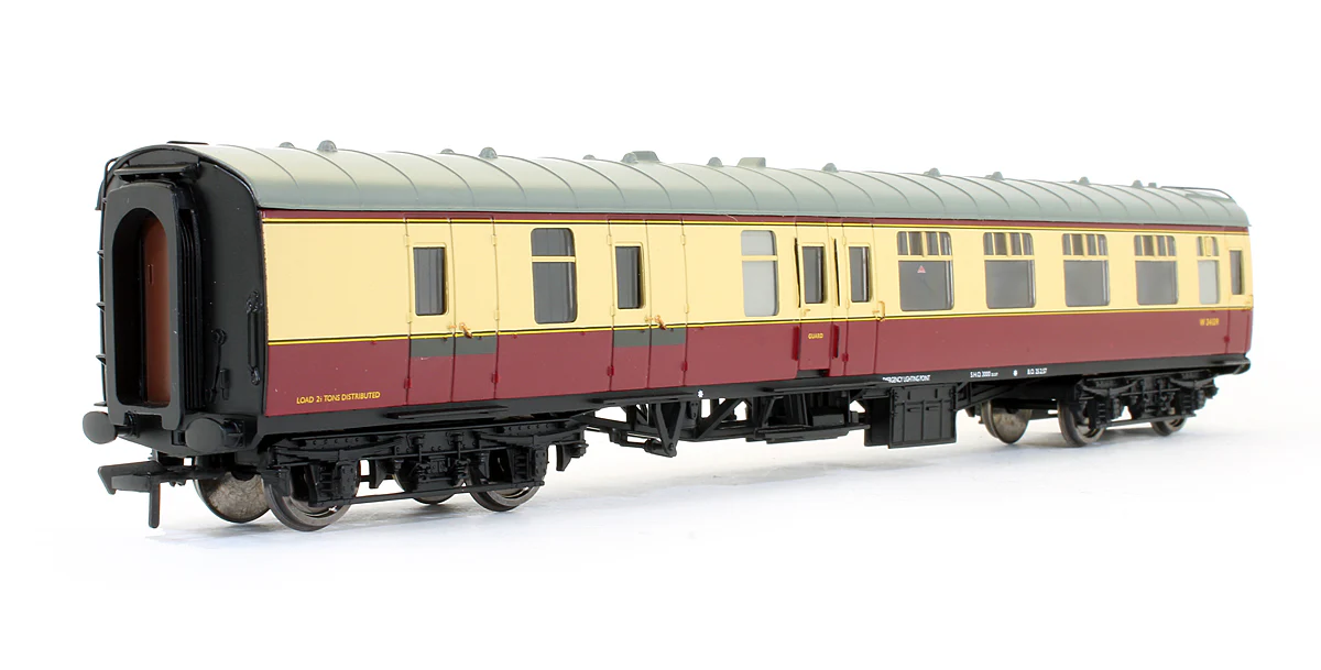 39-077E Pre-Owned BR MK1 Brake Second Corridor BSK Coach Crimson & Cream 'W34139' - Image 2