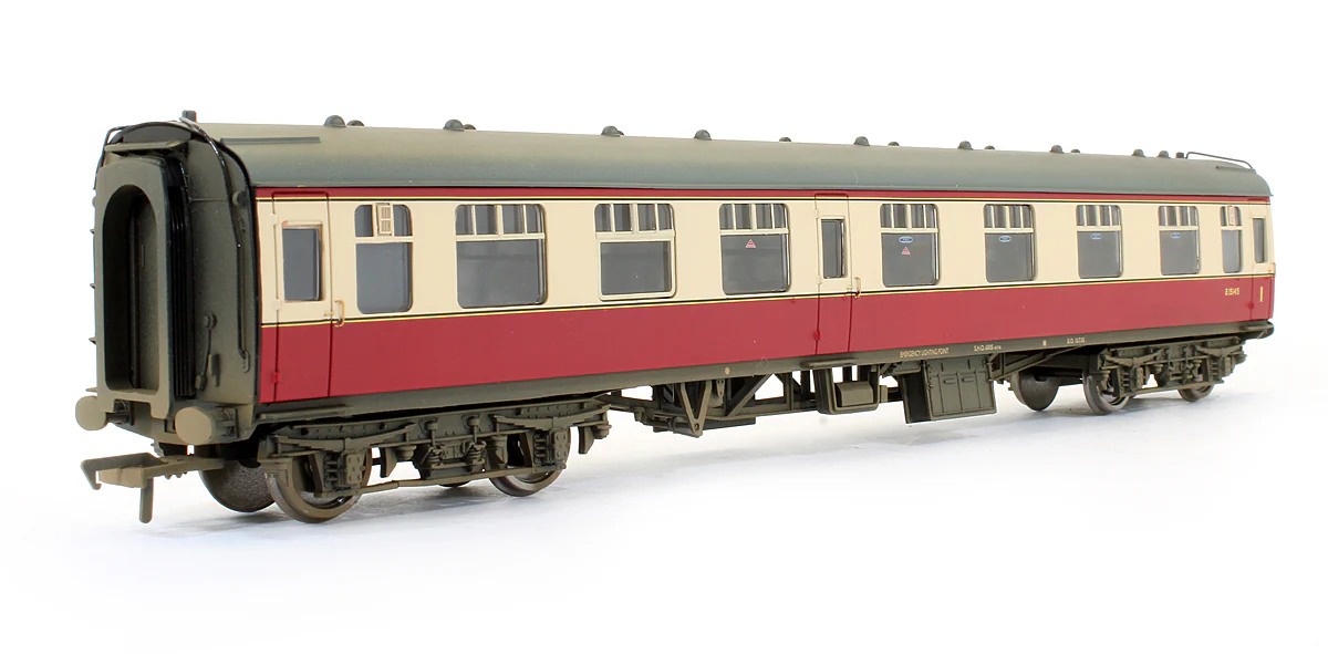39-127E Pre-Owned BR MK1 Corridor Composite CK Coach Crimson & Cream 'E15145' (Weathered) - Image 2