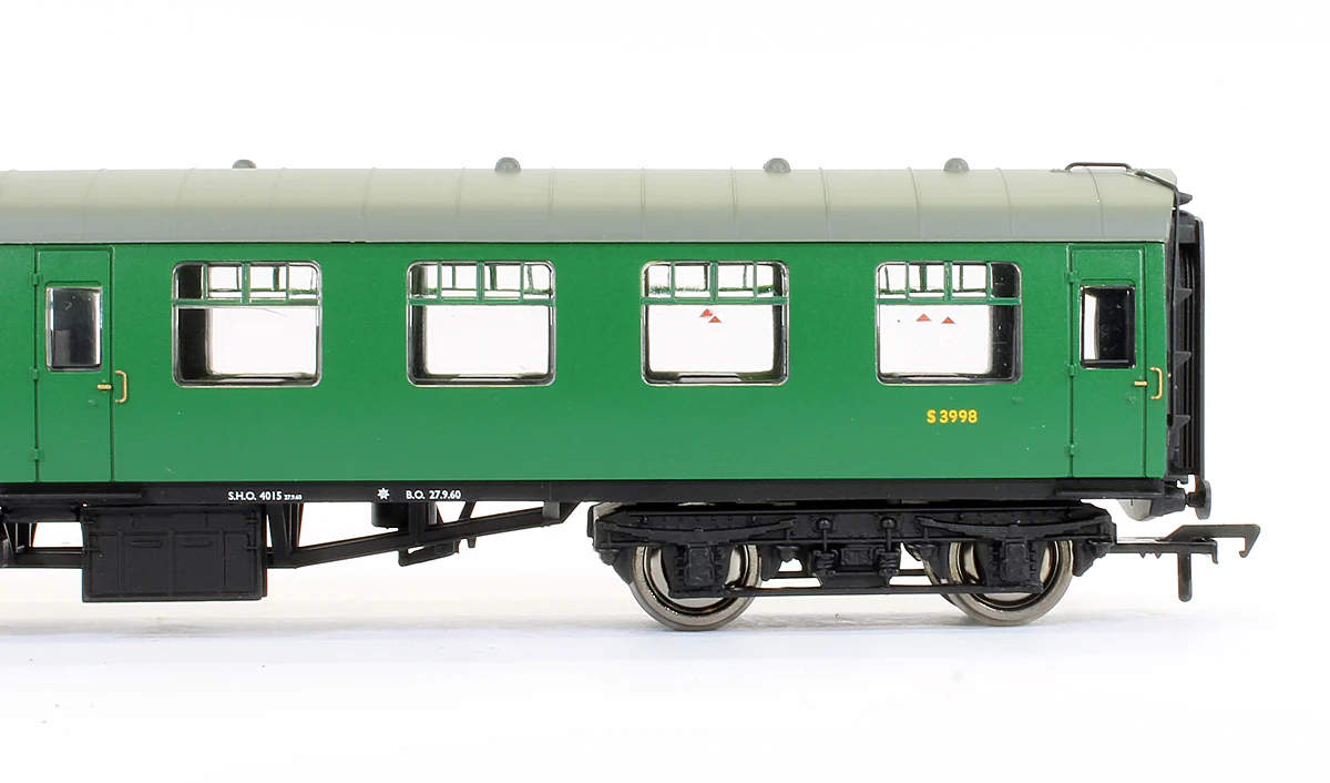 39-053 Pre-Owned BR MK1 Open SO Coach (SR) Green 'S3998' - Image 3