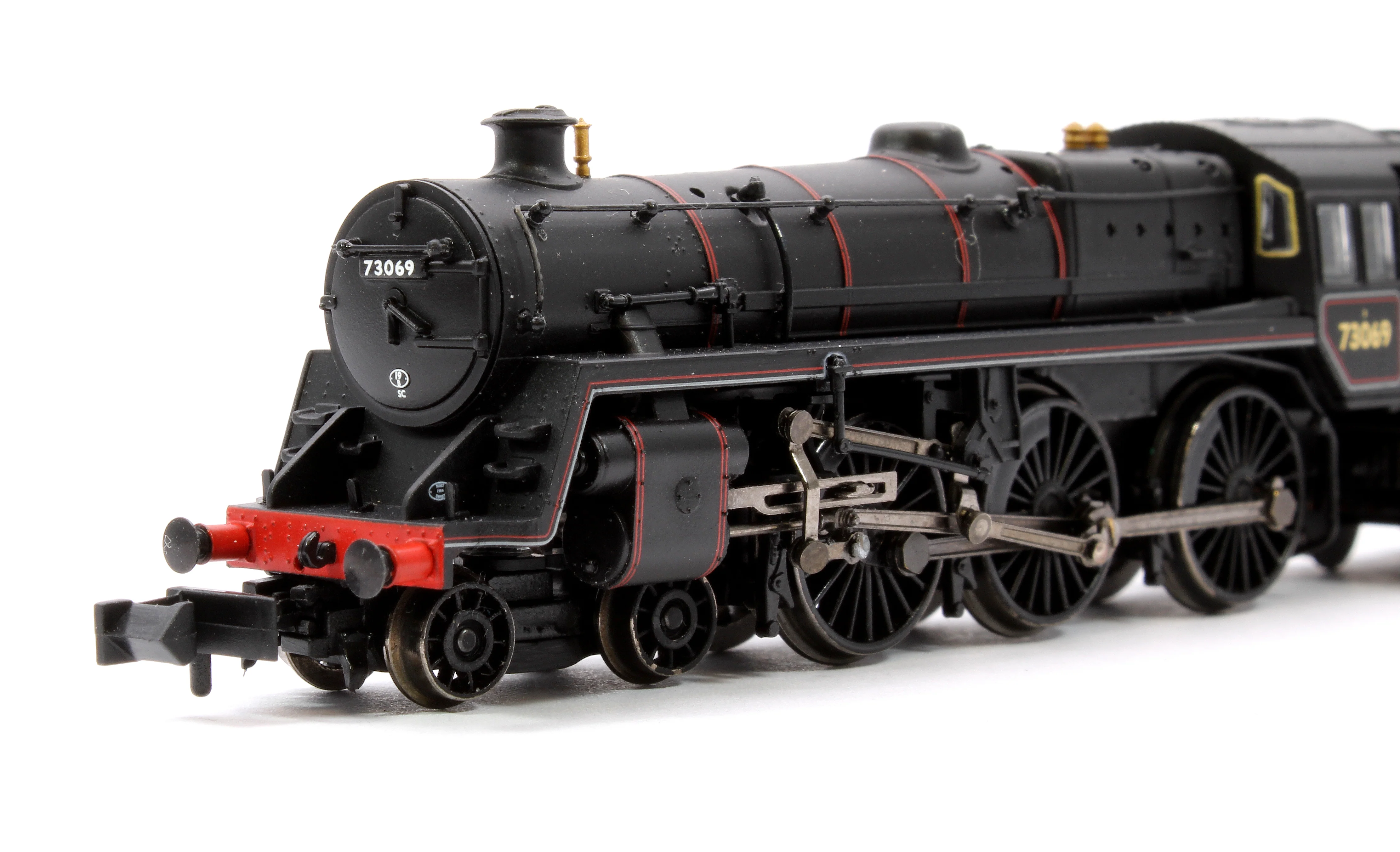 372-730ASF BR Standard 5MT with BR1C Tender 73069 BR Lined Black (Early Emblem) Steam Locomotive - Sound Fitted - Image 6