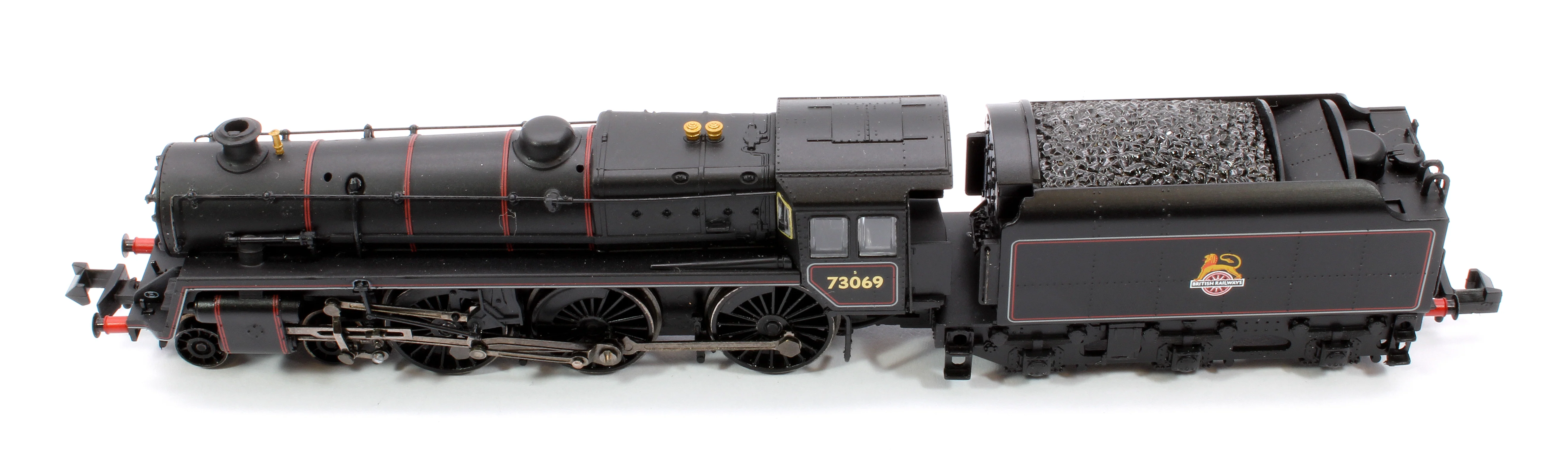 372-730ASF BR Standard 5MT with BR1C Tender 73069 BR Lined Black (Early Emblem) Steam Locomotive - Sound Fitted - Image 9