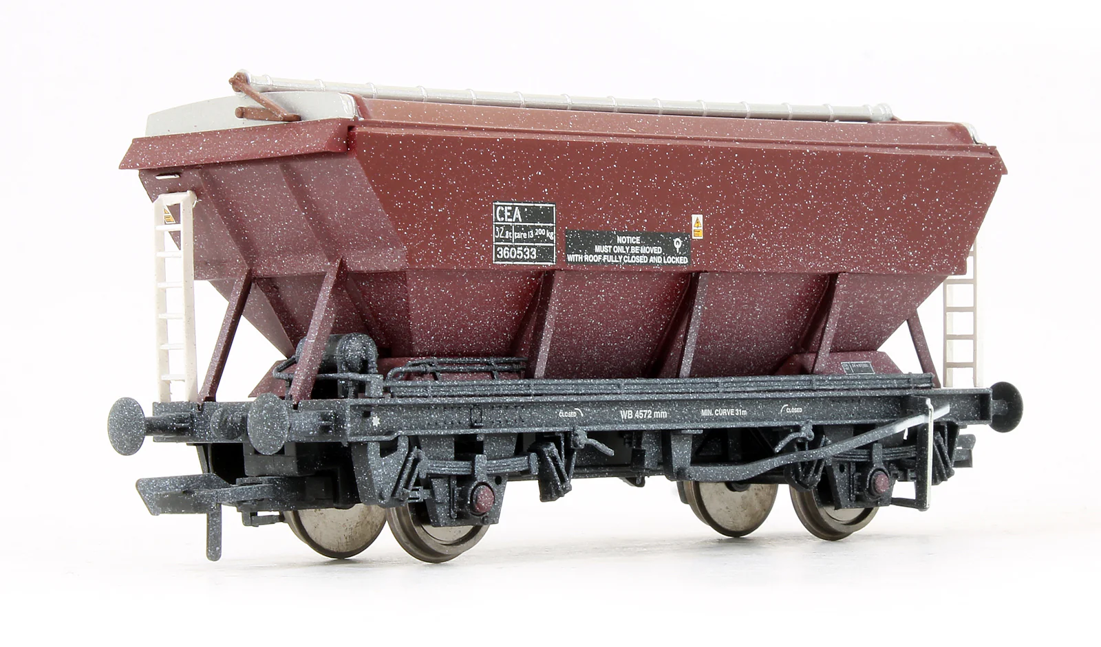 Pre-Owned 38-020A CEA Covered Hopper Wagon EWS - Weathered - Image 2