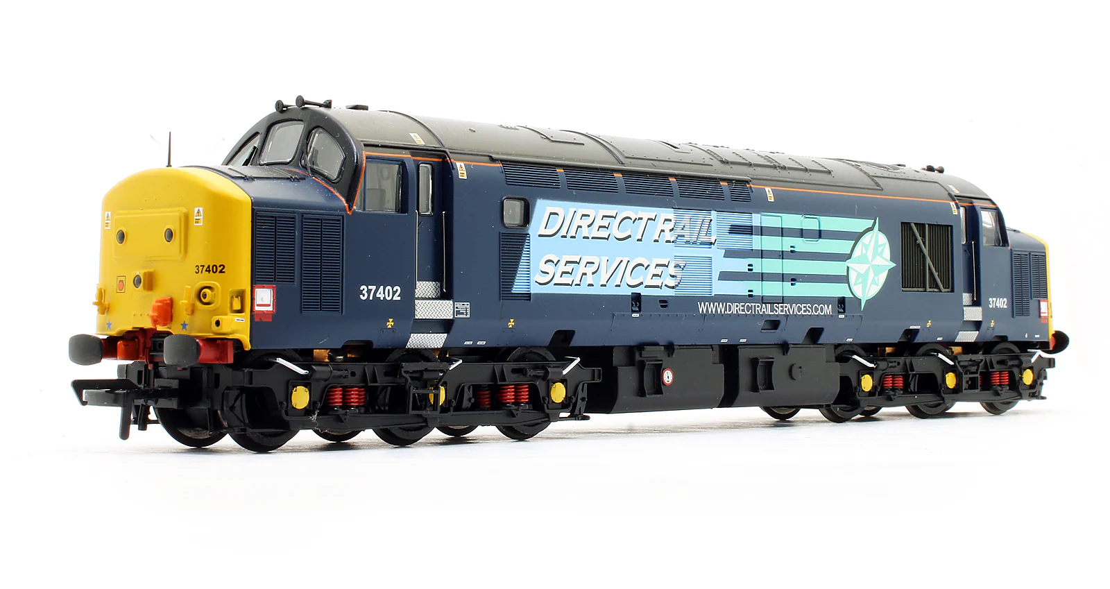 Pre-Owned 32-381M Class 37/4 37402 in Direct Rail Services (DRS) Compass Blue Diesel Locomotive
