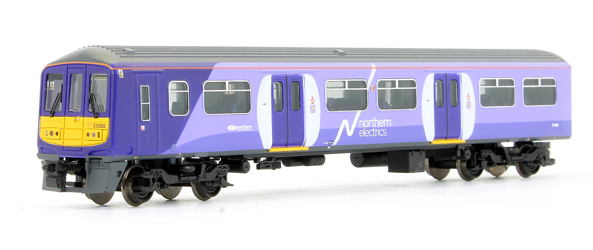 372-877 Pre-Owned Class 319 362 "Northern Powerhouse" Northern Rail 4 Car EMU Unit - DCC Fitted - Image 7