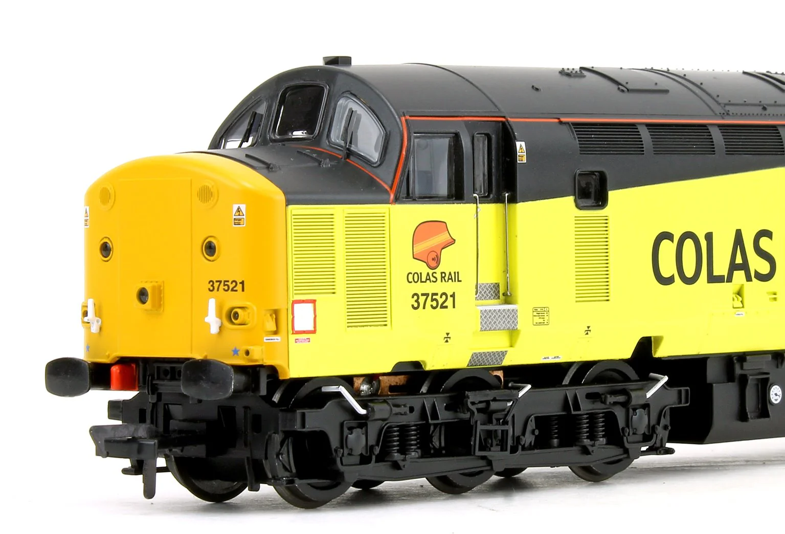 Pre-Owned 32-394 Class 37/5 Refurbished 37521 Colas Rail Freight Diesel Locomotive - DCC Fitted - Image 4