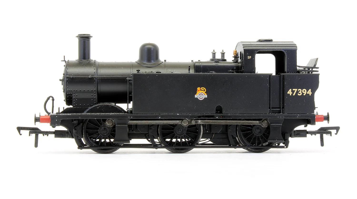 Pre-Owned 32-231 Class 3F Jinty 47394 BR Black Early Emblem Steam Locomotive - Image 4
