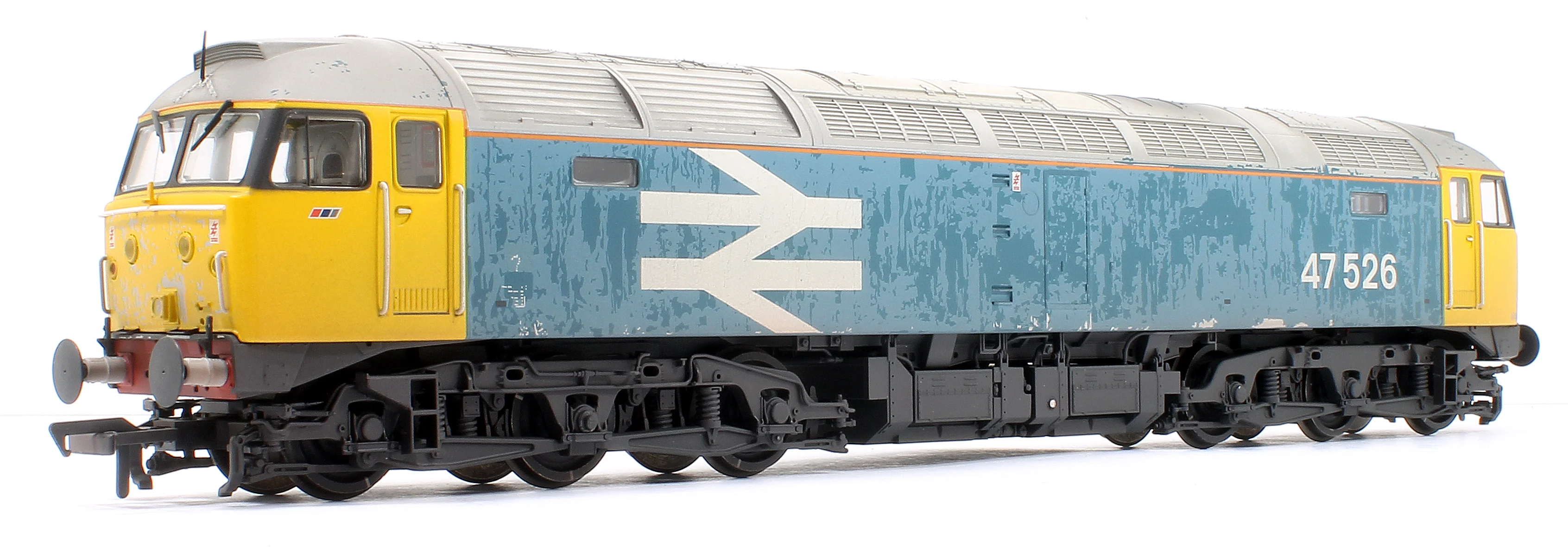 Pre-Owned 35-421SF Class 47/4 47526 BR Blue (Large Logo) Diesel Locomotive - Weathered - DCC Sound - Image 6