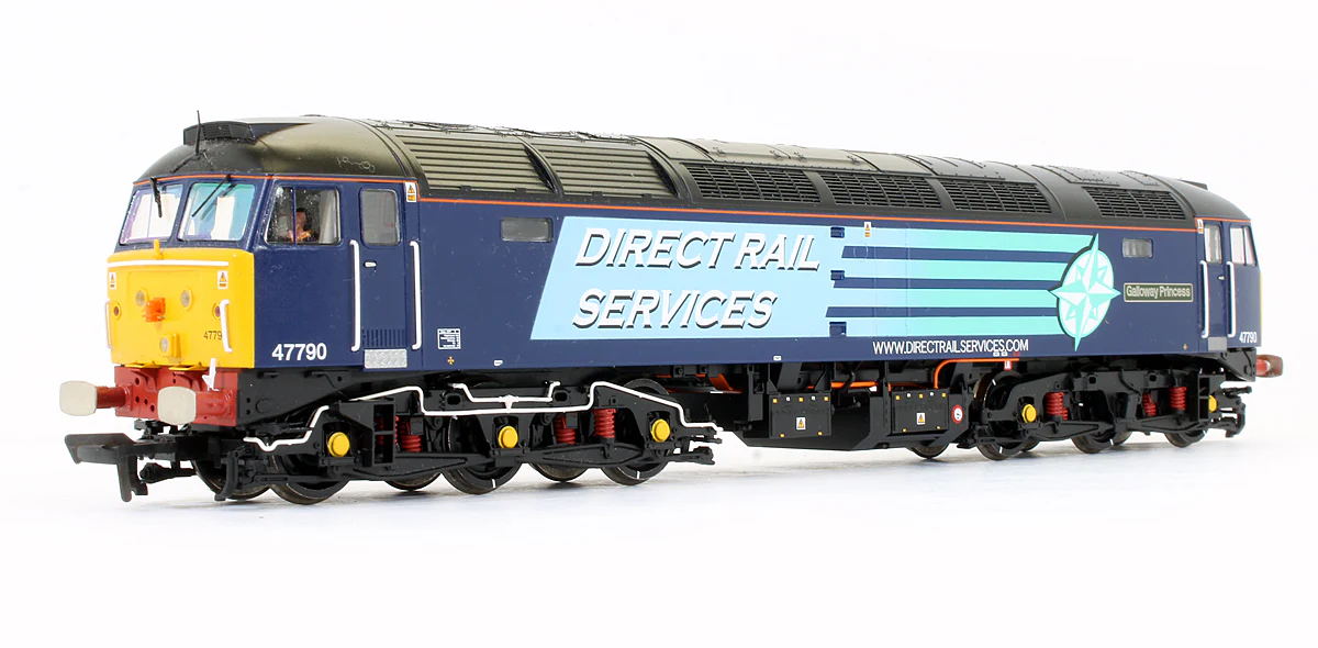 35-432SFX Pre-Owned Class 47/7 47790 'Galloway Princess' DRS Compass (Original) Diesel Locomotive (Deluxe DCC Sound)