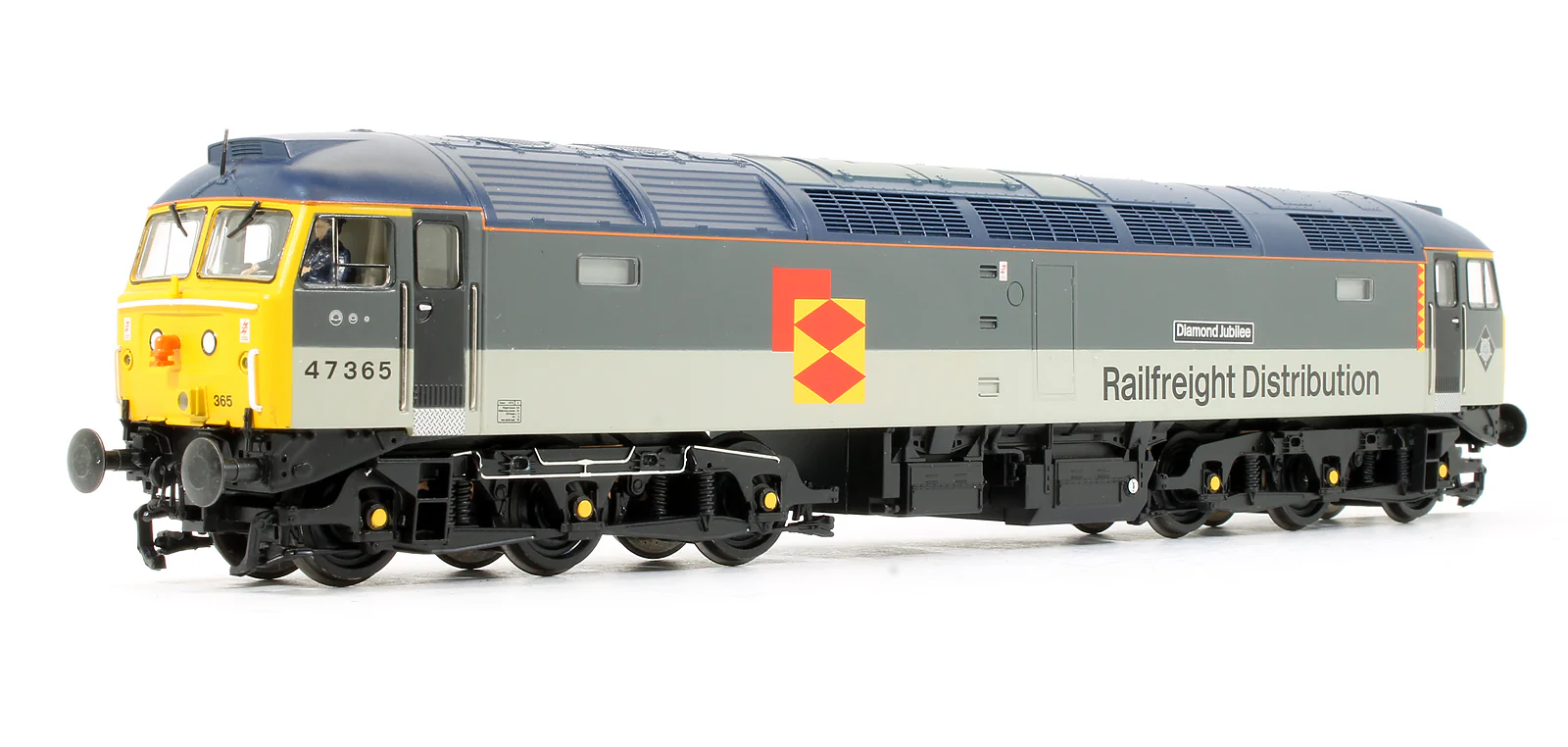 Pre-Owned 32-816 Class 47365 'Diamond Jubilee' Railfreight Distribution Diesel Locomotive - Image 2