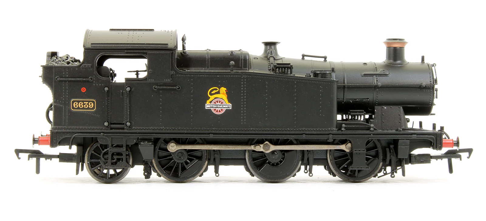 Pre-Owned 32-085 Class 56XX 6639 BR Black Early Emblem Steam Locomotive - Image 3