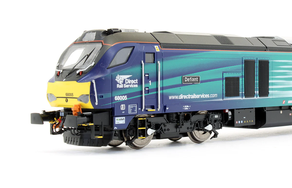 4D-022-002 Pre-Owned Class 68 005 'Defiant' DRS Livery Diesel Locomotive - DCC Fitted - Image 3