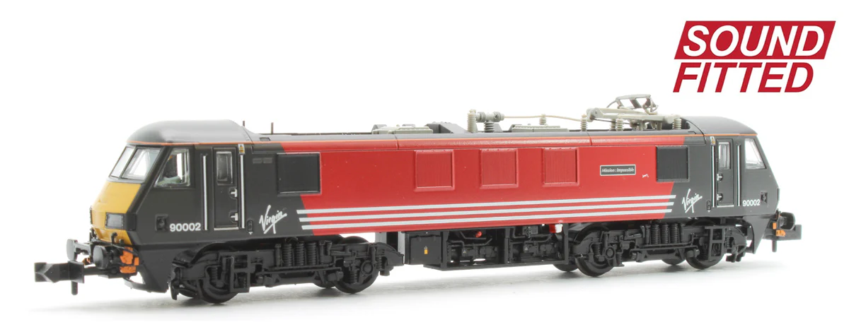 371-783ASF Class 90/0 90002 'Mission: Impossible' Virgin Trains (Original) Electric Locomotive - DCC Sound