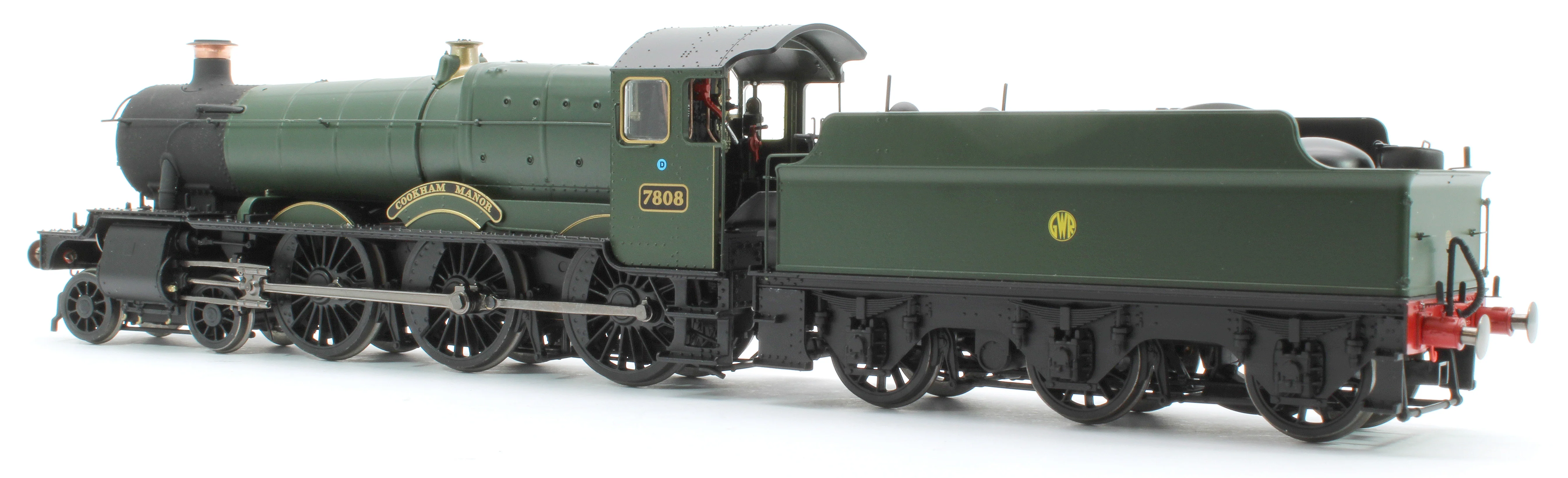 ACC2500-7808DCC Pre-Owned 'Cookham Manor' GWR Green Manor Class 4-6-0 Steam Locomotive No.7808 - DCC Sound - Image 2