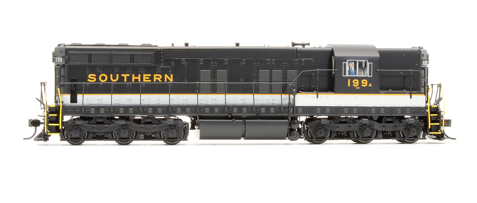 5811 Pre-Owned EMD SD9 Diesel Locomotive Southern - Road #199 - With Sound - Image 3