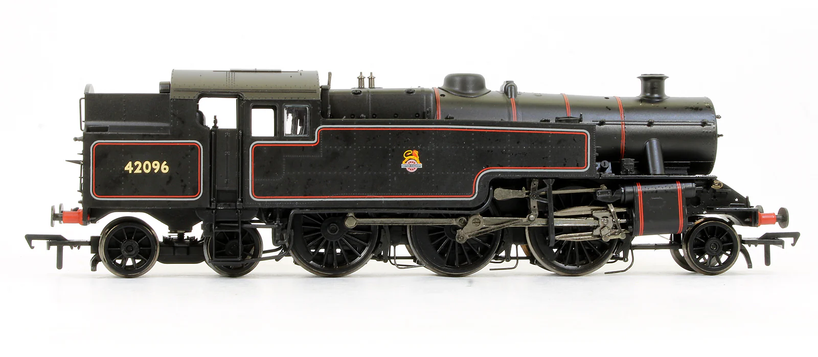 Pre-Owned 32-876 Fairburn Tank 42096 BR Lined Black Early Emblem Steam Locomotive - Image 3