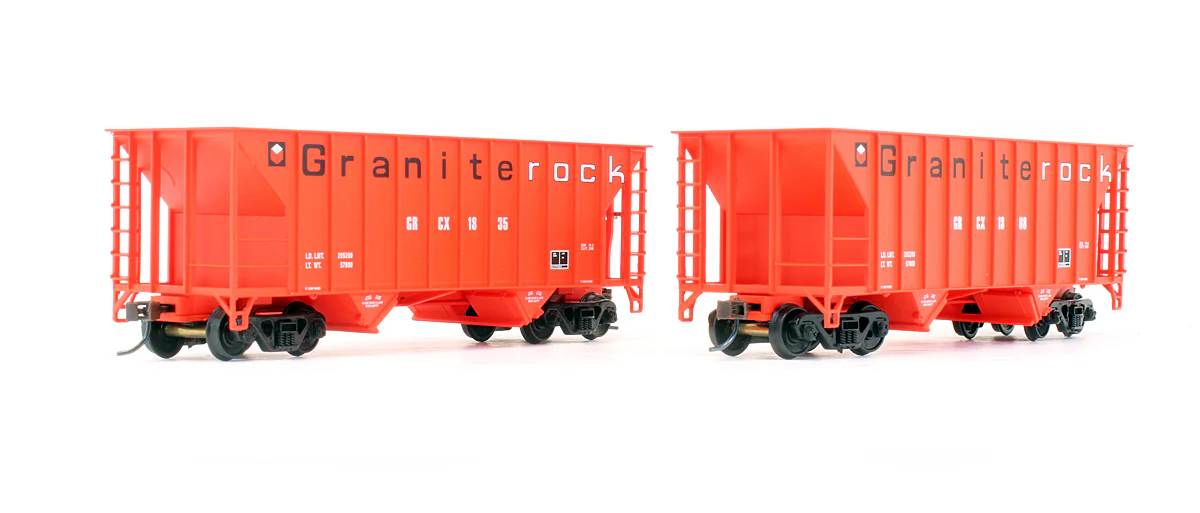 922-27406 Pre-Owned Greenville 100 Ton Twin Hopper 'Granite Rock'- 2 Pack