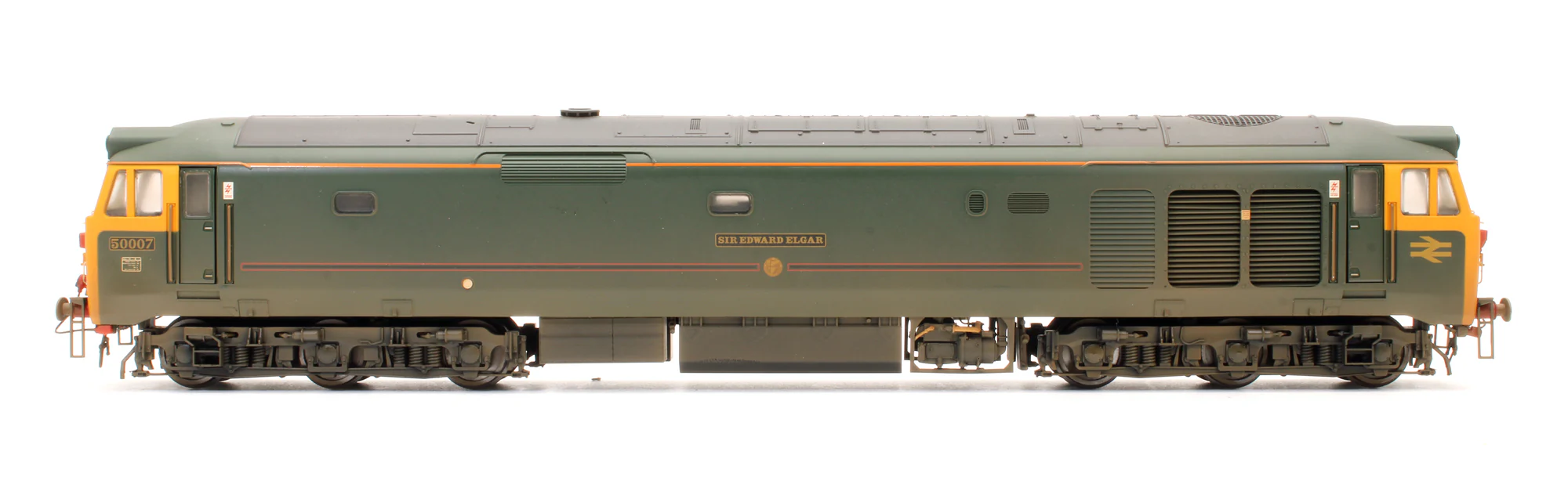 Pre-Owned R2499 GW Green Class 50007 'Sir Edward Elgar' Diesel Locomotive Weathered - Image 4
