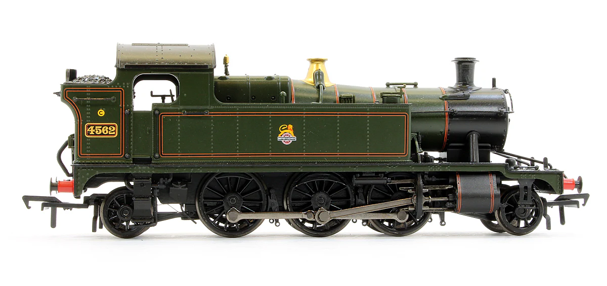 Pre-Owned GWR 45XX Prairie Tank 4562 BR Lined Green Early Emblem Steam Locomotive - Image 3