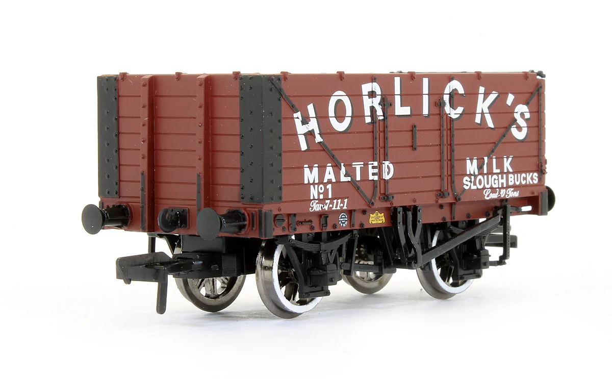 Pre-Owned 37-2016K 'Horlicks' Red Oxide 7 Plank End Door Wagon No.1 (Exclusive Edition)