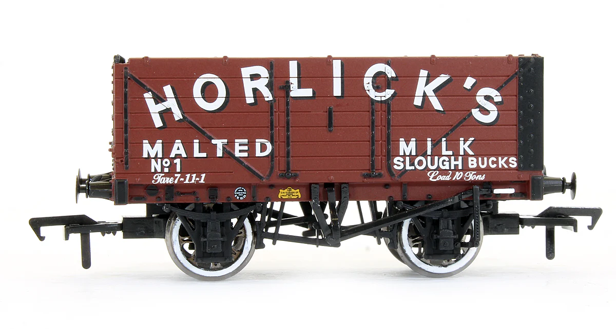 Pre-Owned 37-2016K 'Horlicks' Red Oxide 7 Plank End Door Wagon No.1 (Exclusive Edition) - Image 3