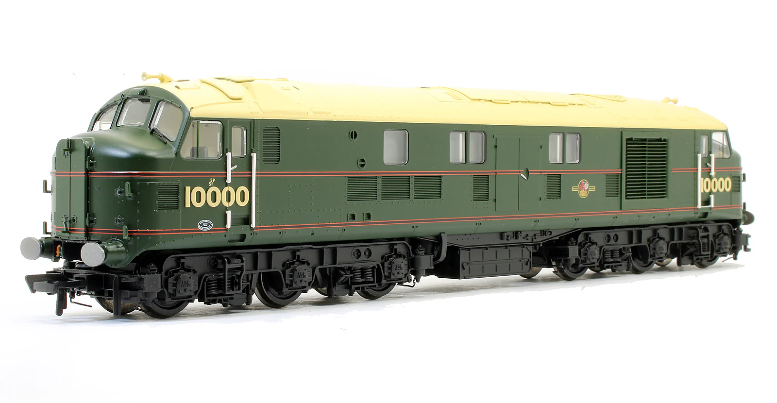 Pre-Owned 31-995 LMS 10000 BR Green Lined Orange & Black Diesel Locomotive - Image 2