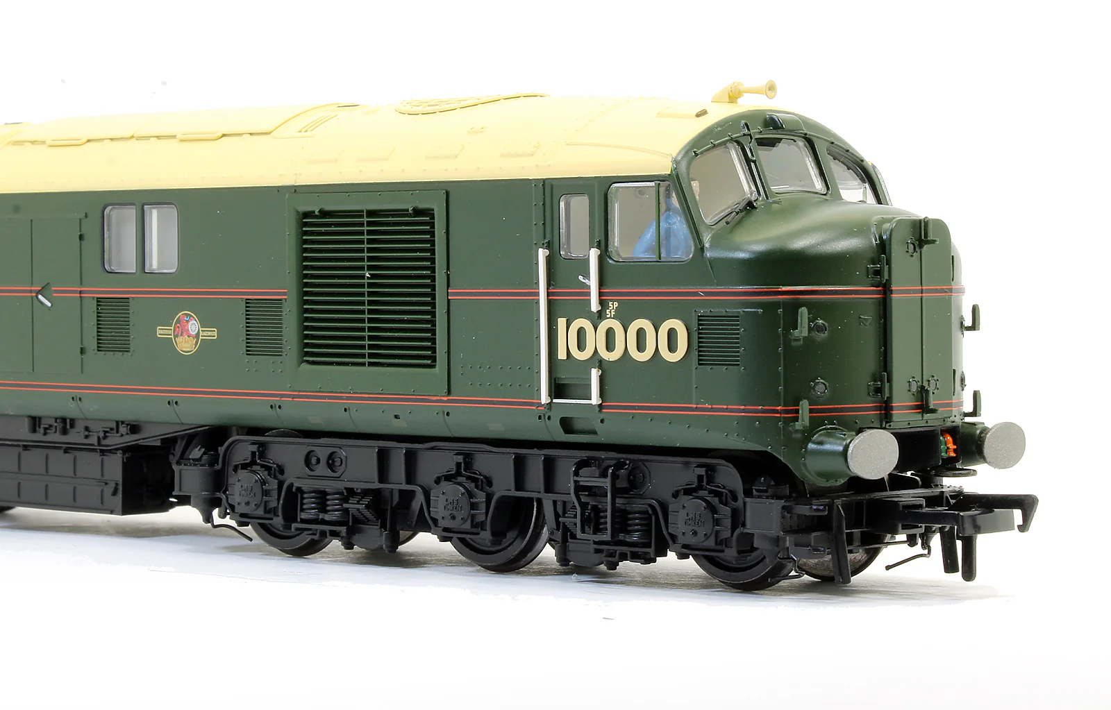 Pre-Owned 31-995 LMS 10000 BR Green Lined Orange & Black Diesel Locomotive - Image 3