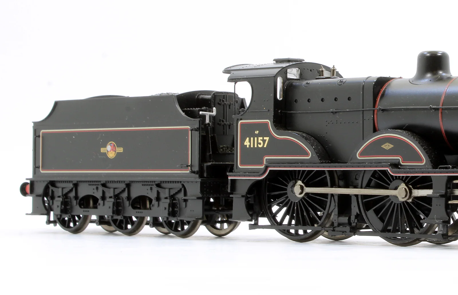 Pre-Owned 31-993 Midland Compound 41157 BR Black Late Crest Steam Locomotive - Image 3