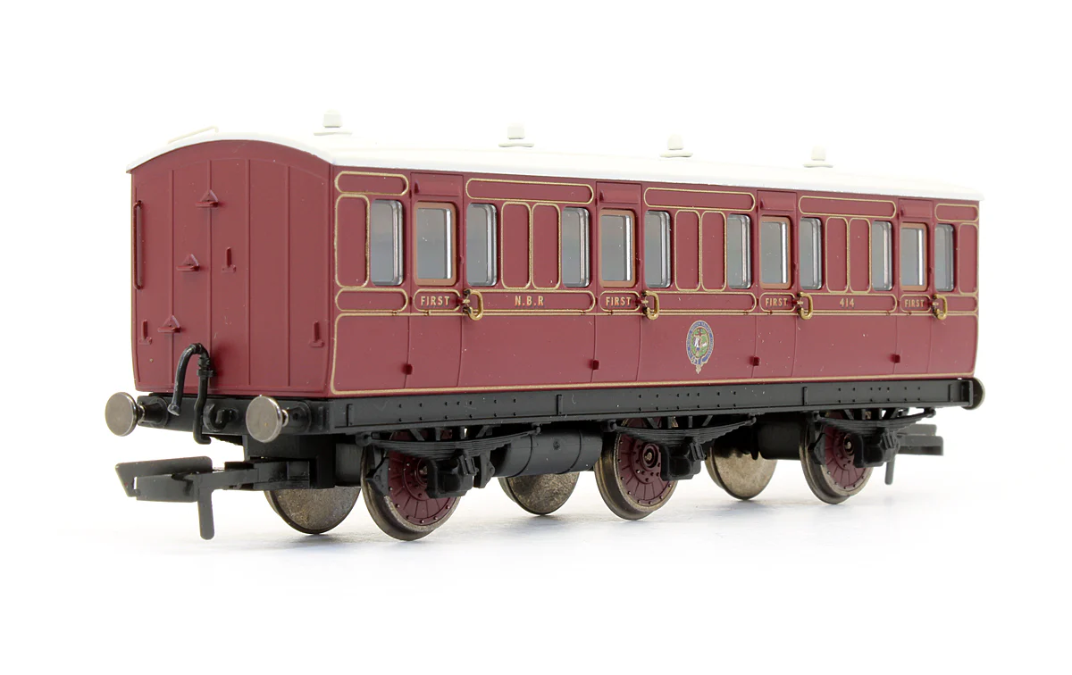 R40135 Pre-Owned NBR 6 Wheel 1st Class Coach No.414 - With Lights
